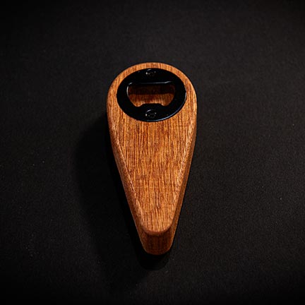 Sapele African Mahagony Bottle Opener