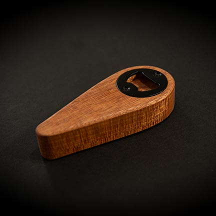 Sapele African Mahagony Bottle Opener